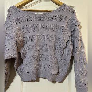 Lush blue sweater. Size small